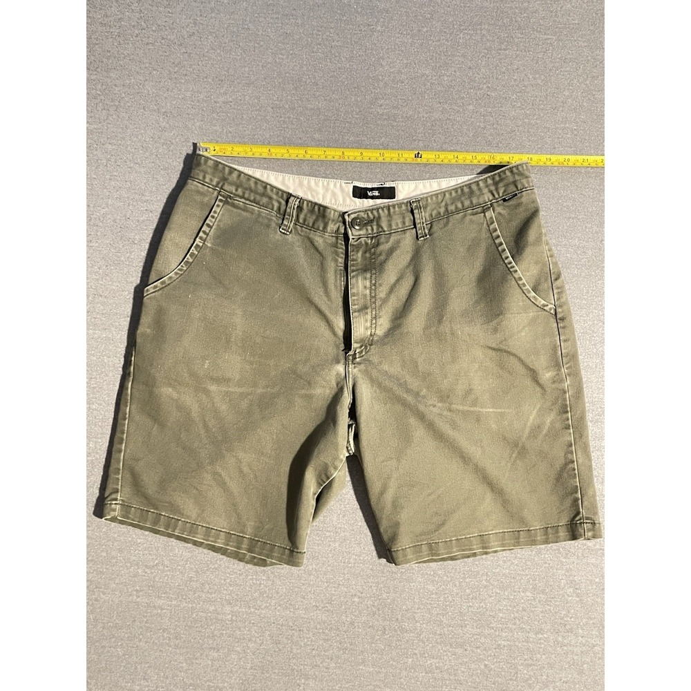 Vans Mens Vans Chino Shorts Size 36 Olive Green Skate Casual‎ Streetwear Shorts